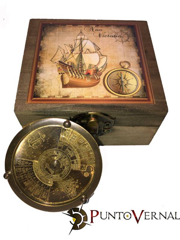 Compass and calendar. The Chinese knew about the phenomenon of magnetism since time immemorial.